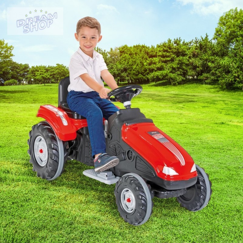 WOOPIE Traktor MEGA Na Akumulator Czerwony 12 V WOOPIE Traktor MEGA Na Akumulator Czerwony 12 V
