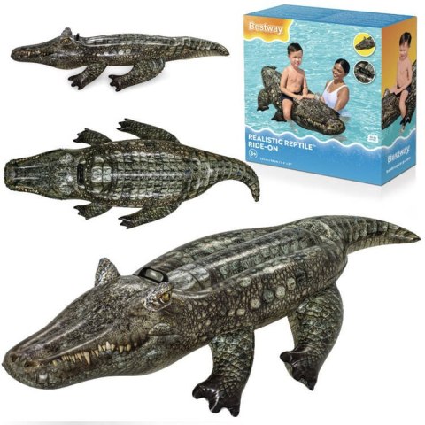 Bestway realistyczny krokodyl Gad 193x94cm 41478