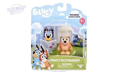 Bluey Figurka Ekskluzywna restauracja 2szt Bluey Figurka Ekskluzywna restauracja 2szt