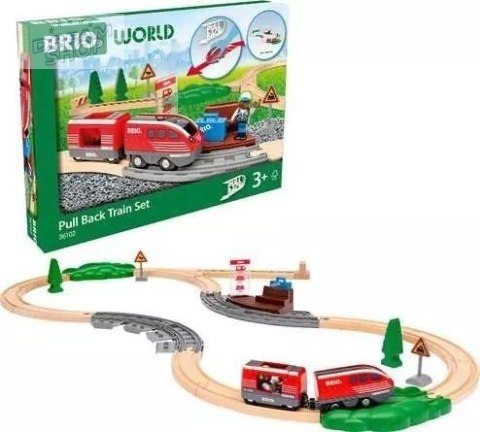 Brio Zestaw Pull Back Train