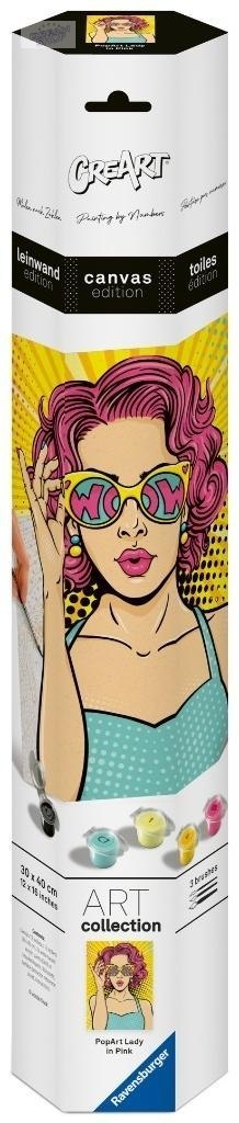 CreArt na płótnie: Kobieta w okularach