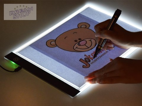 Deska kreślarska tablet graficzny LED do rysowania dla dzieci TA0111
