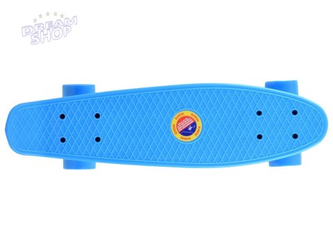 Deskorolka FISZKA dla dzieci do 50kg NIEBIESKA SP0575