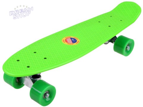 Deskorolka FISZKA dla dzieci do 50kg ZIELONA SP0575