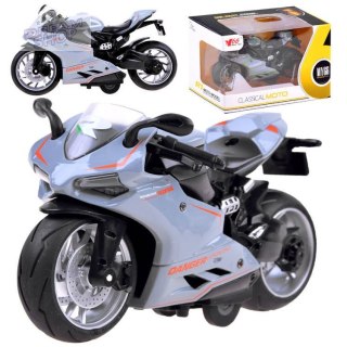 Diecast model Motocykl z naciągiem zabawka ZA3933 B