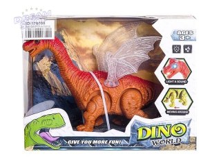 Dinozaur na baterie ruchomy światło i dźwięk