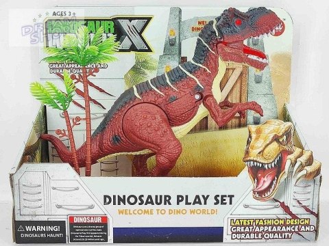 Dinozaur na baterie ruchomy, światło i dźwięk Dinozaur na baterie ruchomy, światło i dźwięk