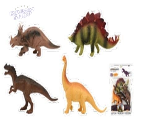 Dinozaury 150mm 4szt Dinozaury 150mm 4szt