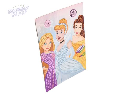 Disney Princess Księżniczki Kreatywna Wyklejanka diamencikowa ZA5130