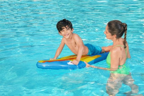 Dmuchana Deska surfingowa dla dzieci Materac Niebieski BESTWAY + Łatka naprawcza