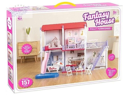 Domek dla lalek z meblami