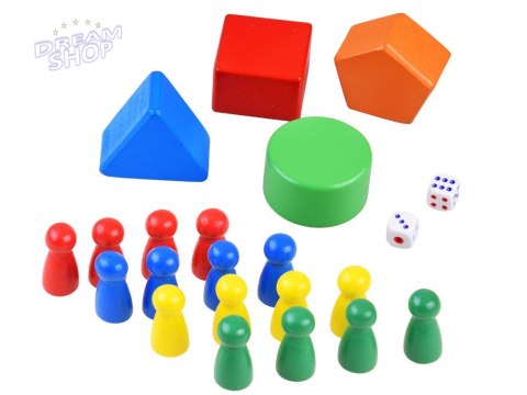 Drewniana kostka edukacyjna sorter 8w1 ZA4117