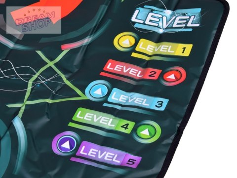 Duża Mata Taneczna dla Dzieci Zabawa Rozgrywka Taniec w Jednym ZA5337