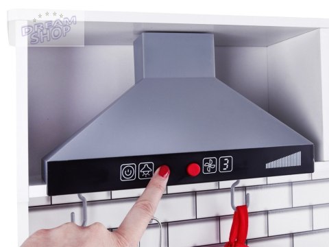 Duża kuchnia drewniana STYL SKANDYNAWSKI Światło + dźwięk AKCESORIA ZA3717