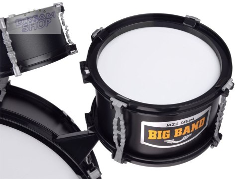 Duża rockowa perkusja bębny talerze pałeczki + krzesło IN0161 CY