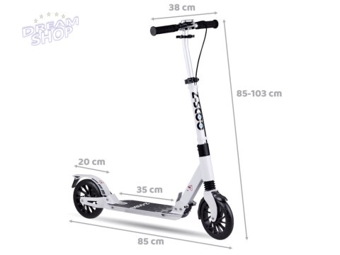 Duża składana Hulajnoga miejska z amortyzatorem i hamulcami do 100kg SP0785