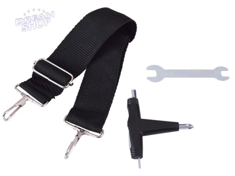 Duża składana Hulajnoga miejska z amortyzatorem i hamulcami do 100kg SP0785