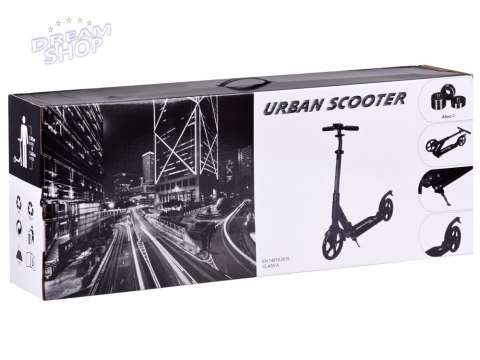 Duża składana Hulajnoga miejska z amortyzatorem i hamulcami do 100kg SP0785