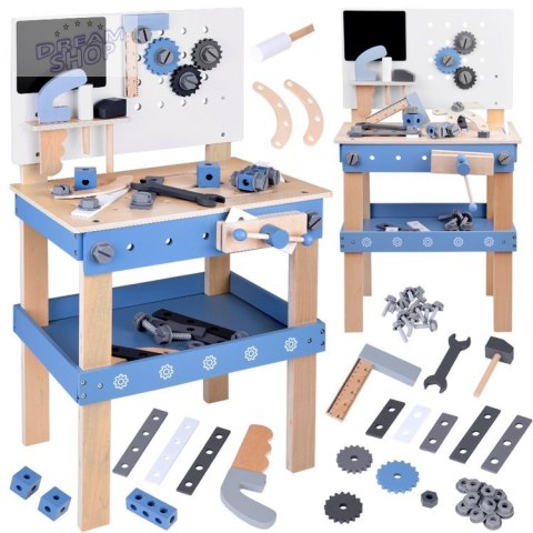 Duży Drewniany Warsztat Zestaw Narzędzi dla Dzieci ZA5486