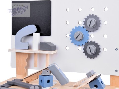 Duży Drewniany Warsztat Zestaw Narzędzi dla Dzieci ZA5486