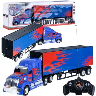 Duży TIR z naczepą na pilota Ciężarówka sterowana RC0412