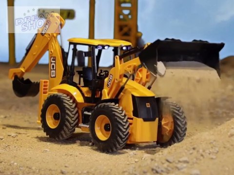 Duży Traktor Spychacz Koparka JCB zdalnie sterowana na pilota 1:20 RC0578