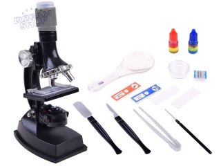 Duży Zestaw edukacyjny Mikroskop + akcesoria dla młodego naukowca ES0015