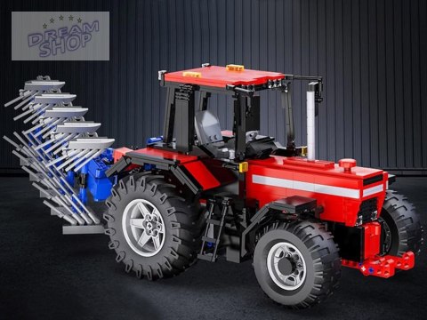 Duży Zestaw klocków 1675-ele 1:17 Traktor + pług Zdalnie sterowany ZA5251