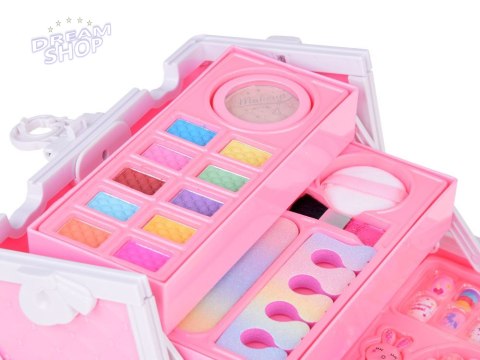 Duży zestaw do makijażu kuferek kosmetyki makeup dla dziewczynki ZA5177