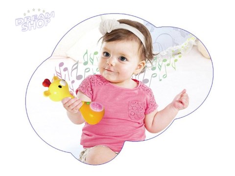 Dźwiękowa GRZECHOTKA zwierzątko żyrafa ZA3087 A