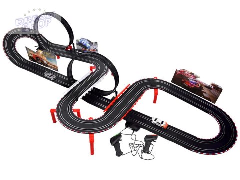 Extra długi wyścigowy tor samochodowy 912cm RC0584
