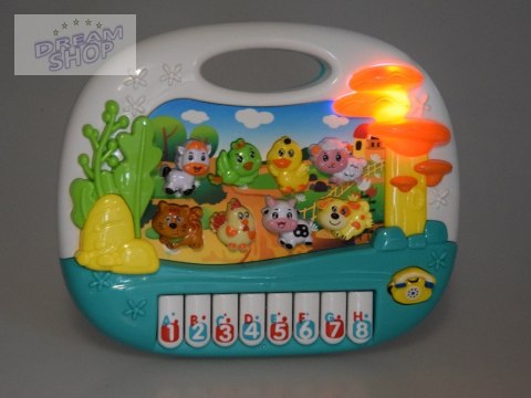 Edukacyjne Pianinko Interaktywne Organki ze Zwierzątkami Farma ZA5331