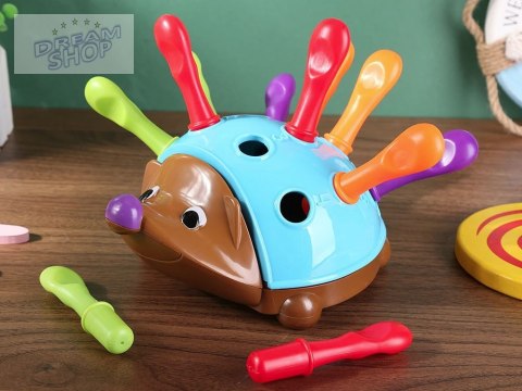 Edukacyjny Jeż z Kolorowymi Kolcami sorter ZA4397