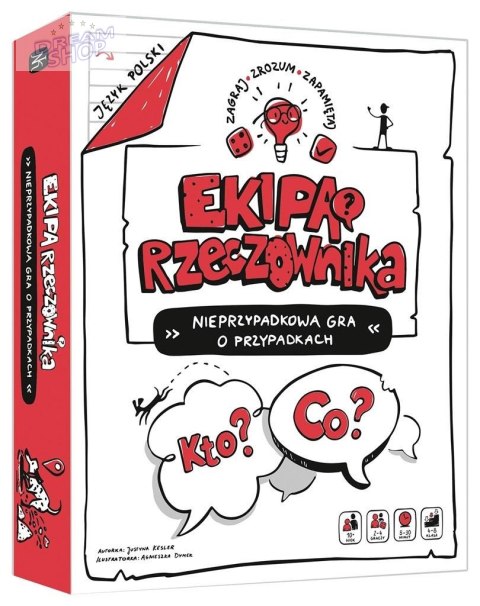 Ekipa rzeczownika Nieprzypadkowa gra o przypadkach