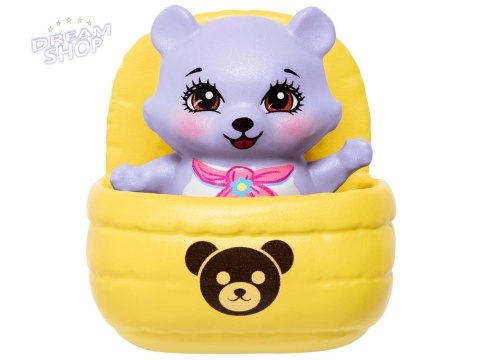 Enchantimals zestaw wycieczka pod namiot kemping lalka miś ZA5995