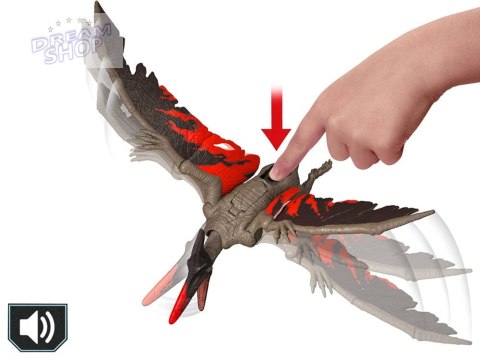 Figurka Dinozaur Pteranodon Jurassic World dźwięk ruchome elementy ZA6059