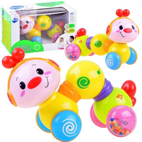 Gąsieniczka Interaktywna jeżdząca kolorowa ZA1188