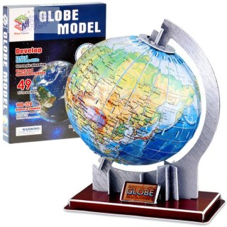 GLOBUS 3D PRZESTRZENNE Puzzle 49 elementów puzzle kula ziemska ZA0936