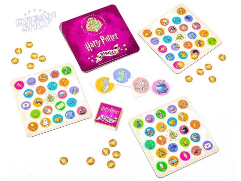 Gra Bingo Harry Potter gra towarzyska dla fanów przygód Hogwartu GR0671