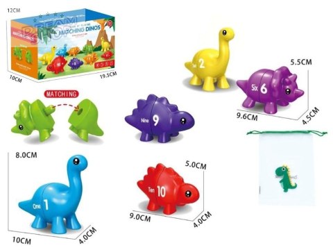 Gra Montessori: Dinozaury Cyferki Gra Montessori: Dinozaury Cyferki