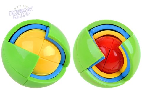 Gra logiczna KULA 3D PUZZLE łamigłówka Piłka - kolorowa zagadka GR0067 Gra logiczna KULA 3D PUZZLE łamigłówka Piłka - kolorowa zagadka GR0067