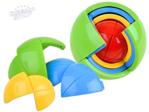 Gra logiczna KULA 3D PUZZLE łamigłówka Piłka - kolorowa zagadka GR0067 Gra logiczna KULA 3D PUZZLE łamigłówka Piłka - kolorowa zagadka GR0067