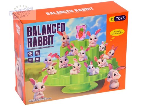 Gra zręcznościowa "Balansujące króliczki" - nie pozwól im spaść! GR0762