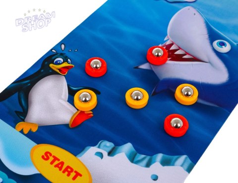 Gra zręcznościowa dla dzieci "Curling z Pingwinami" Gra zręcznościowa dla dzieci "Curling z Pingwinami"