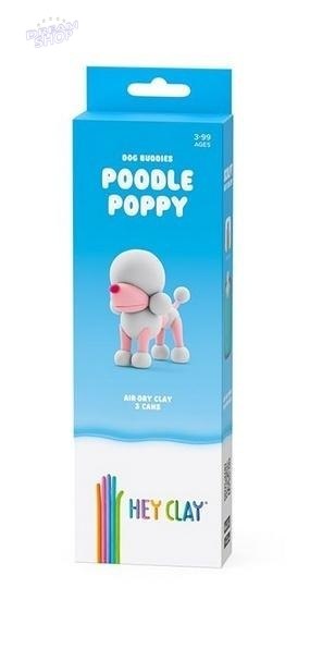 Hey Clay - Figurka Psi Przyjaciele Pudel 3-pak