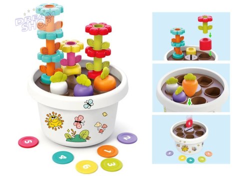 Hola Zestaw z doniczką 12m+ sorter piramida ZA4294