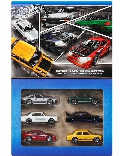Hot Wheels Silver Streets of Japan 6-pak Hot Wheels Silver Streets of Japan 6-pak