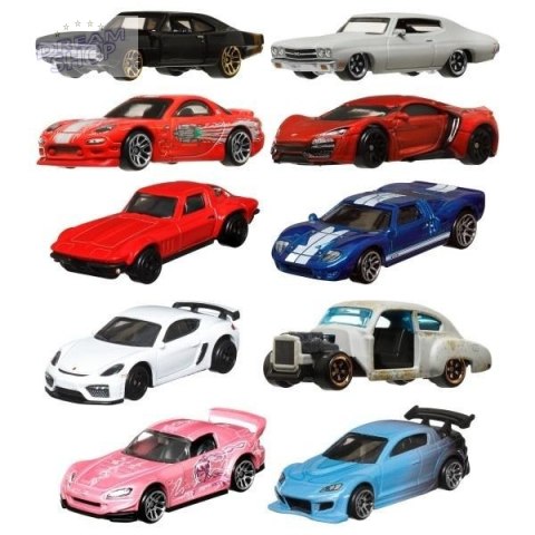 Hot Wheels Szybcy i wściekli Samochodzik (24szt)