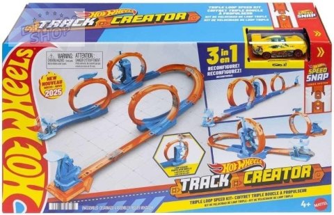 Hot Wheels Track Creator Tor Trzy Pętle