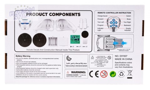 Inteligentny robot sterowany zegarkiem dla dzieci 6+ Mechanizm grawitacyjny + Interaktywne funkcje Inteligentny robot sterowany zegarkiem dla dzieci 6+ Mechanizm grawitacyjny + Interaktywne funkcje